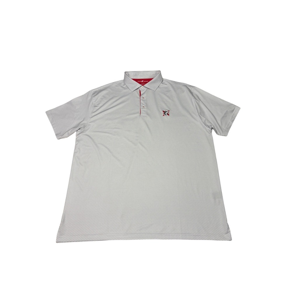 Horn Legend Mens XL Bamboo Charcoal Luxury Golf Polo Shirt NIU Huskies‎ Logo